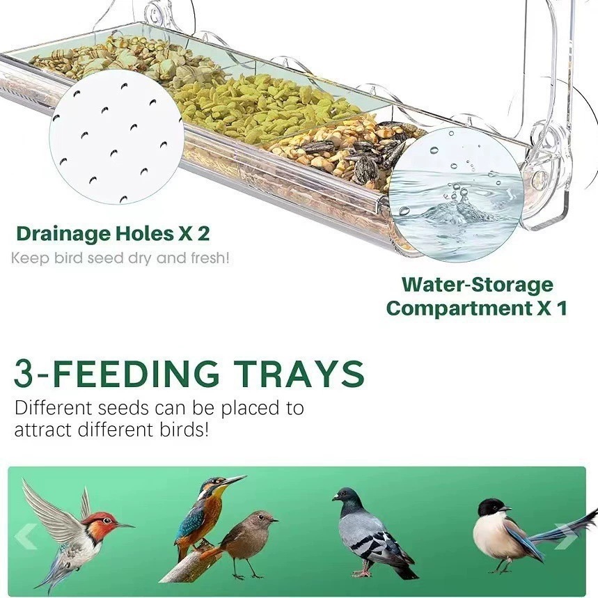 🐦🐦Window Bird Feeder for Outdoors