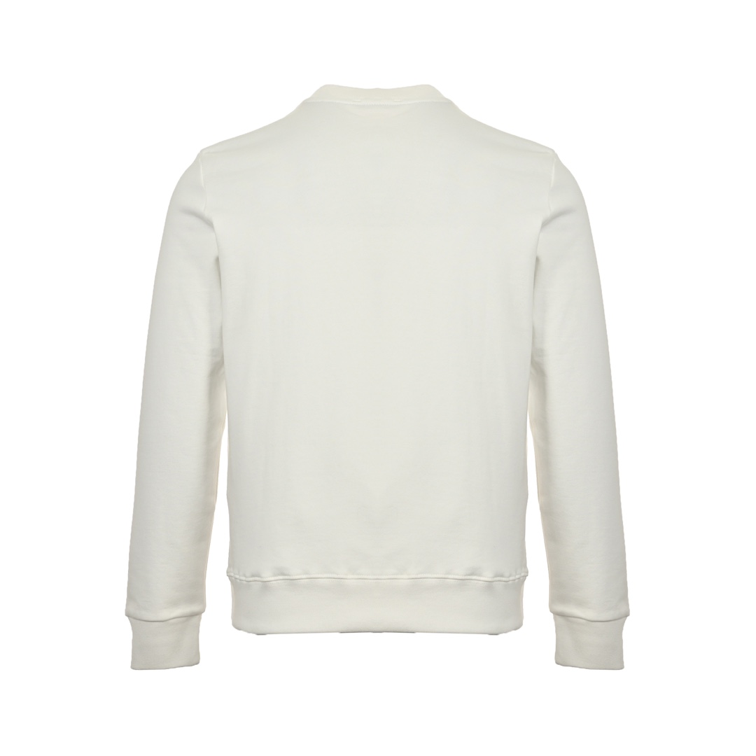Burberry 24Fw blue embroidered warhorse small logo crew neck sweatshirt