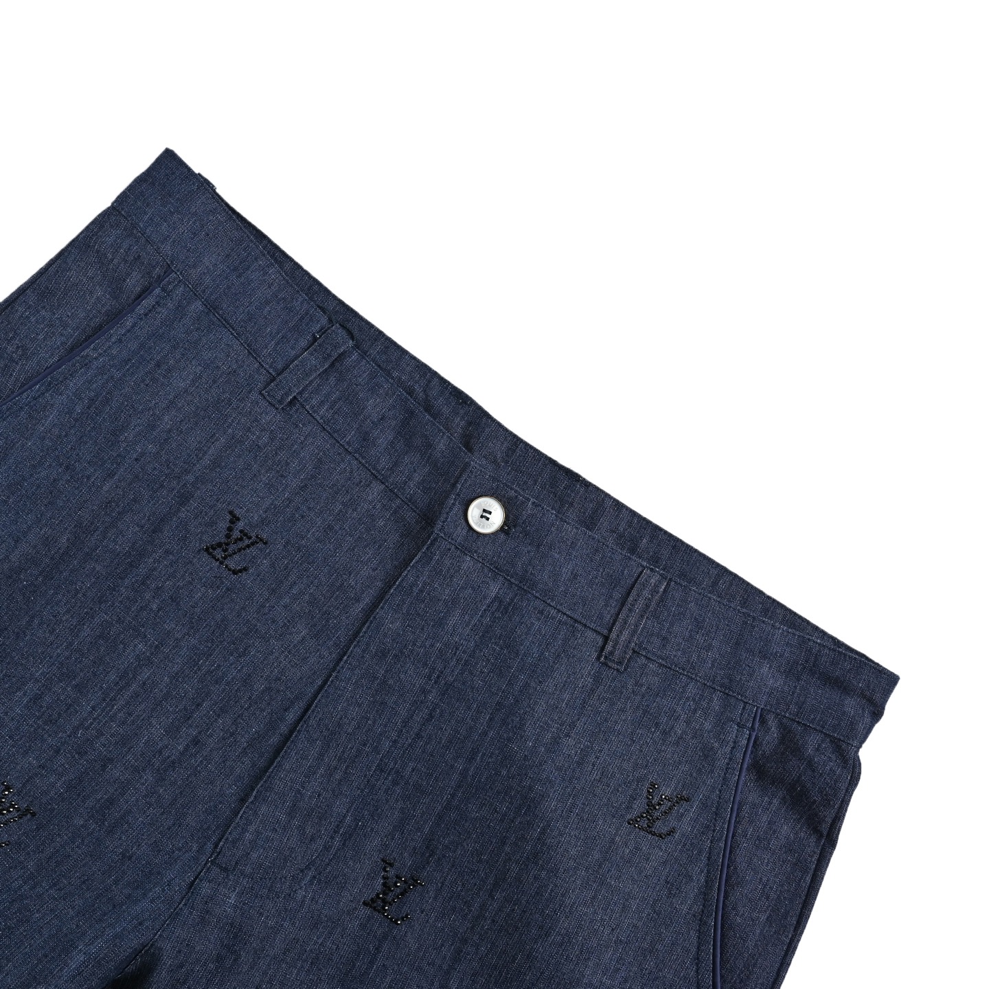 Louis Vuitton 24Fw Rhinestone Jeans