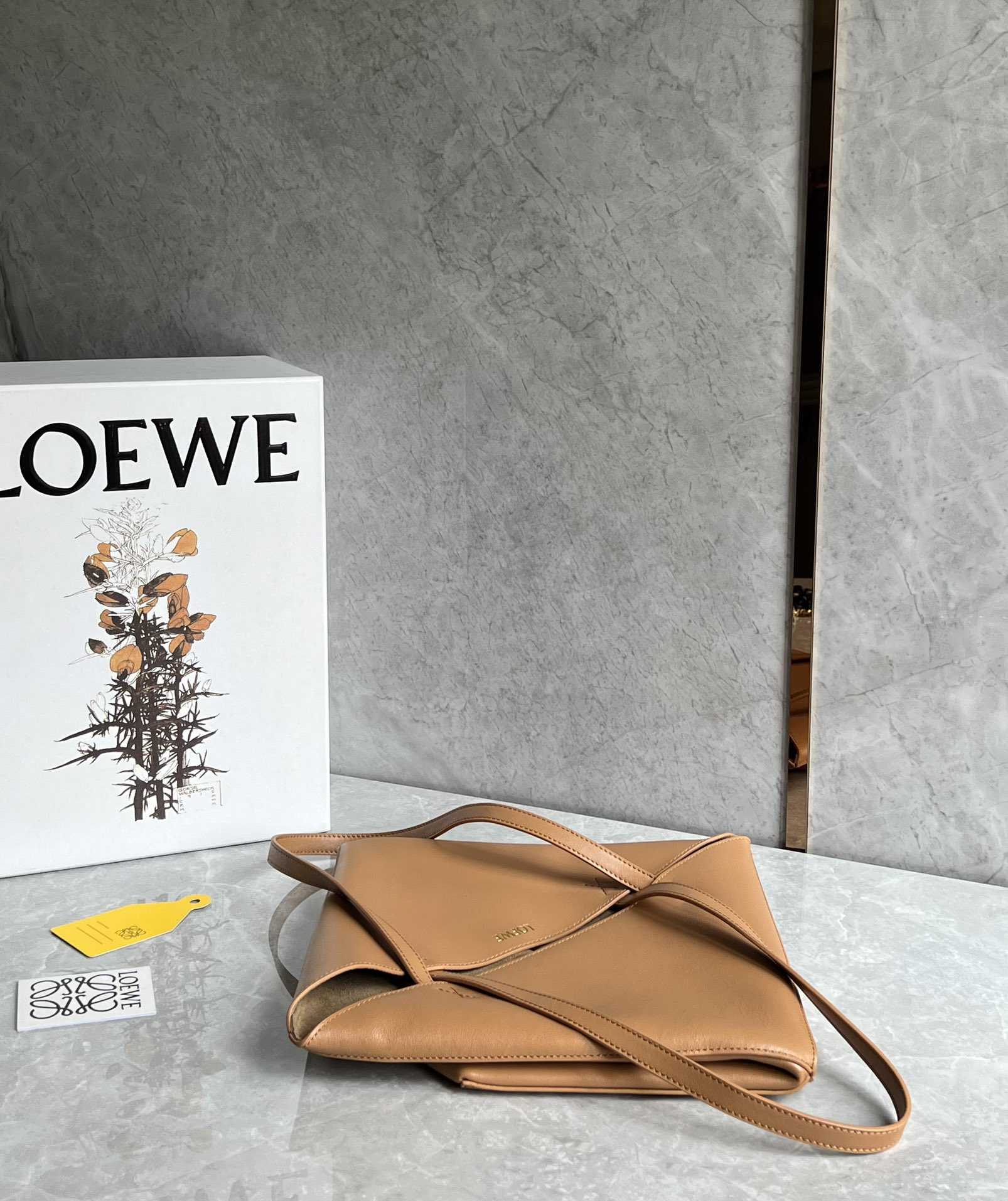 Loewe zzle fold series foldable tote bag 0693