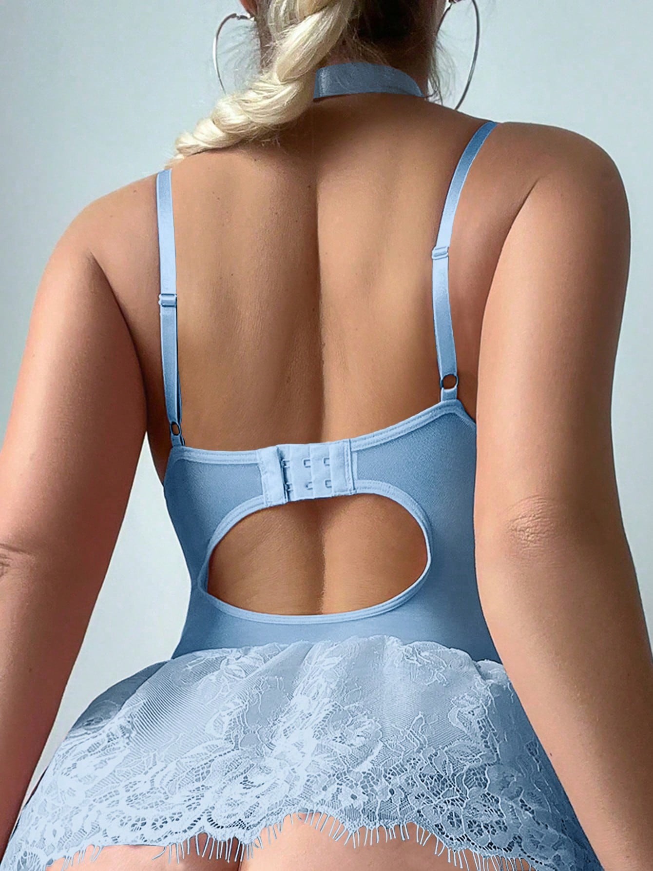 Christmas love gift 🎄 Sexy lace-trimmed bodysuit lingerie set