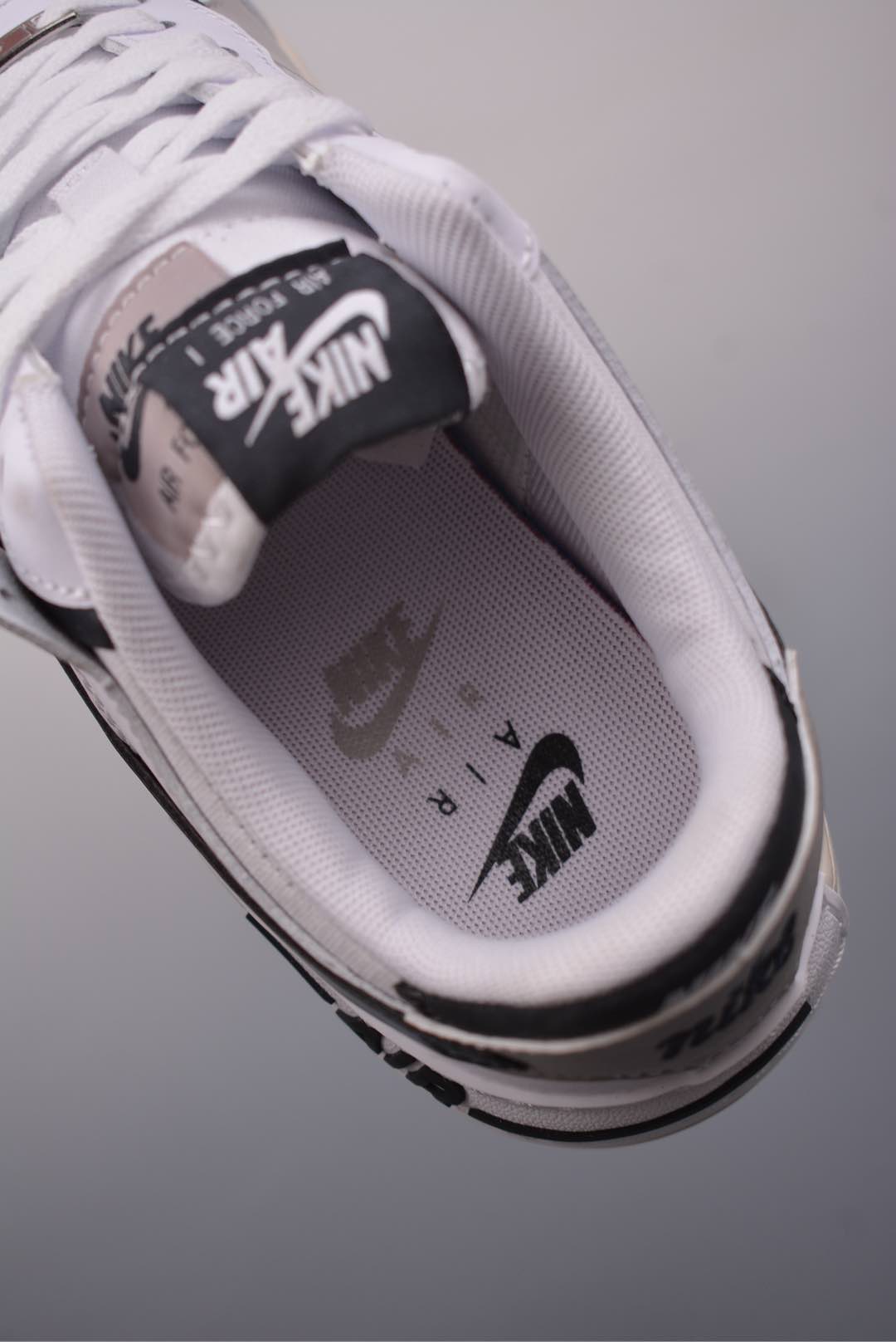 2025 Snake Year Limited Edition Nike Air Force 1 Low White and Black DZ1847-110