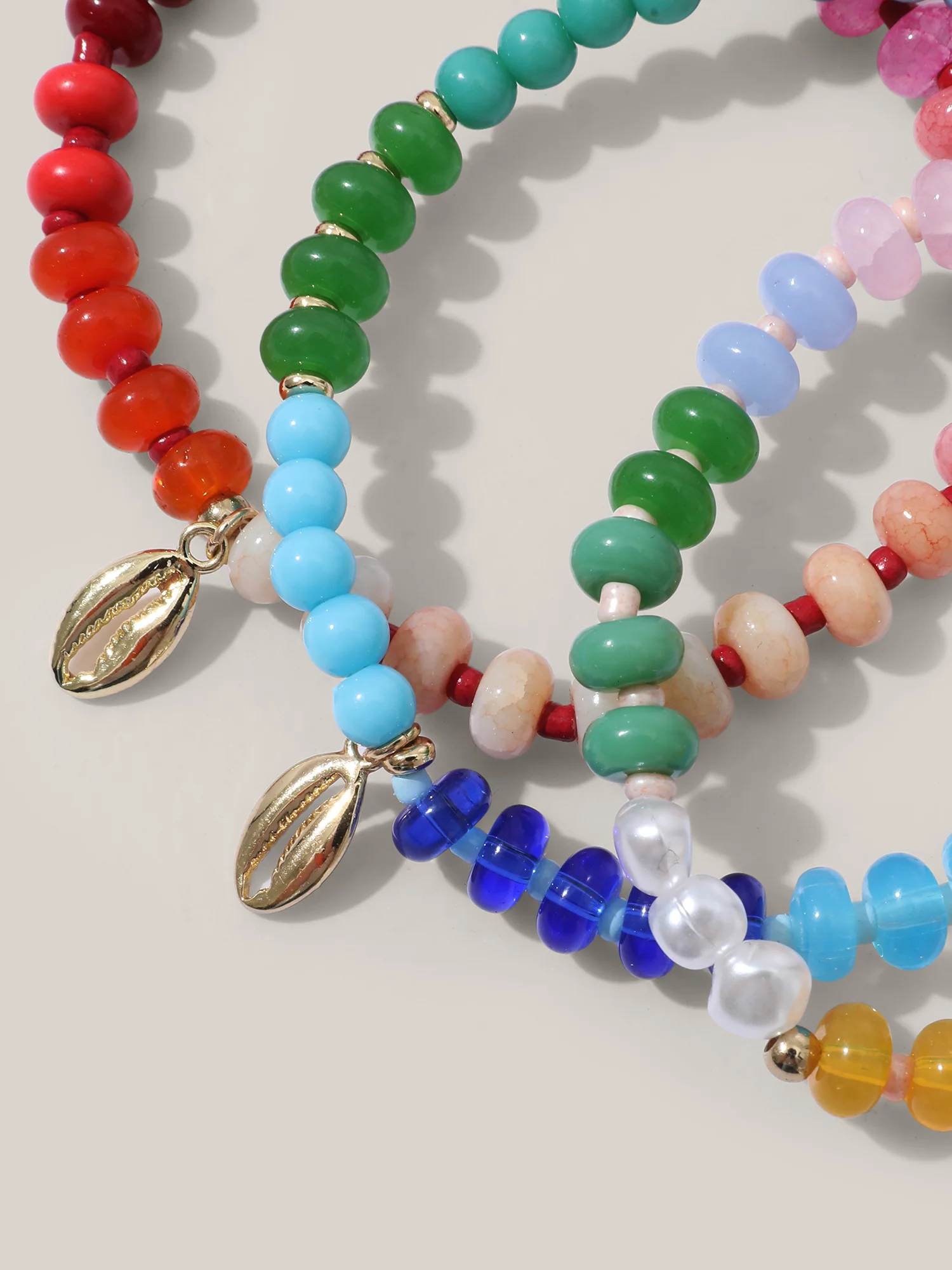 Colorful Beaded Stack Bracelet