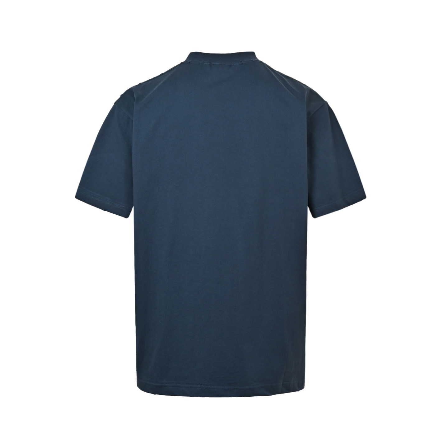 Balenciaga 25ss wheat ear double B embroidered washed short-sleeved shirt