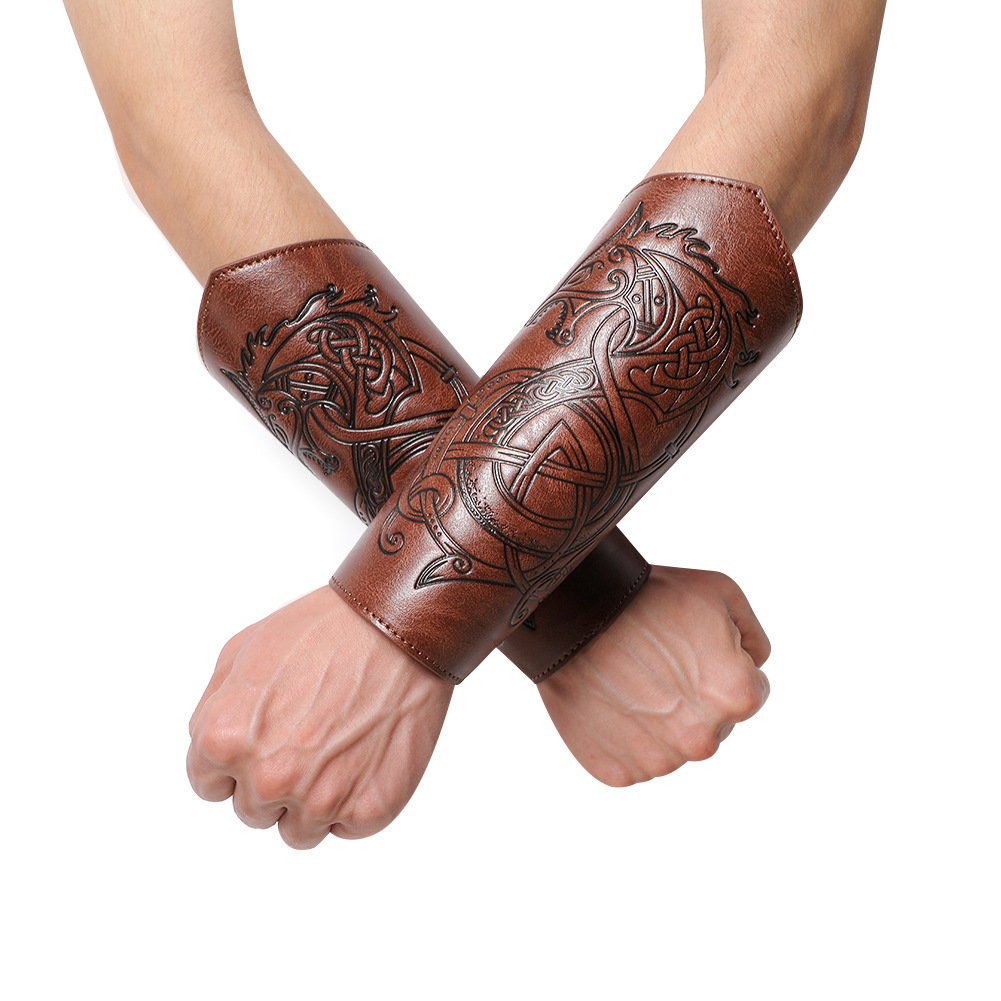 👍Last Day Promotion 60% OFF💥Viking Handmade Leather Wristband