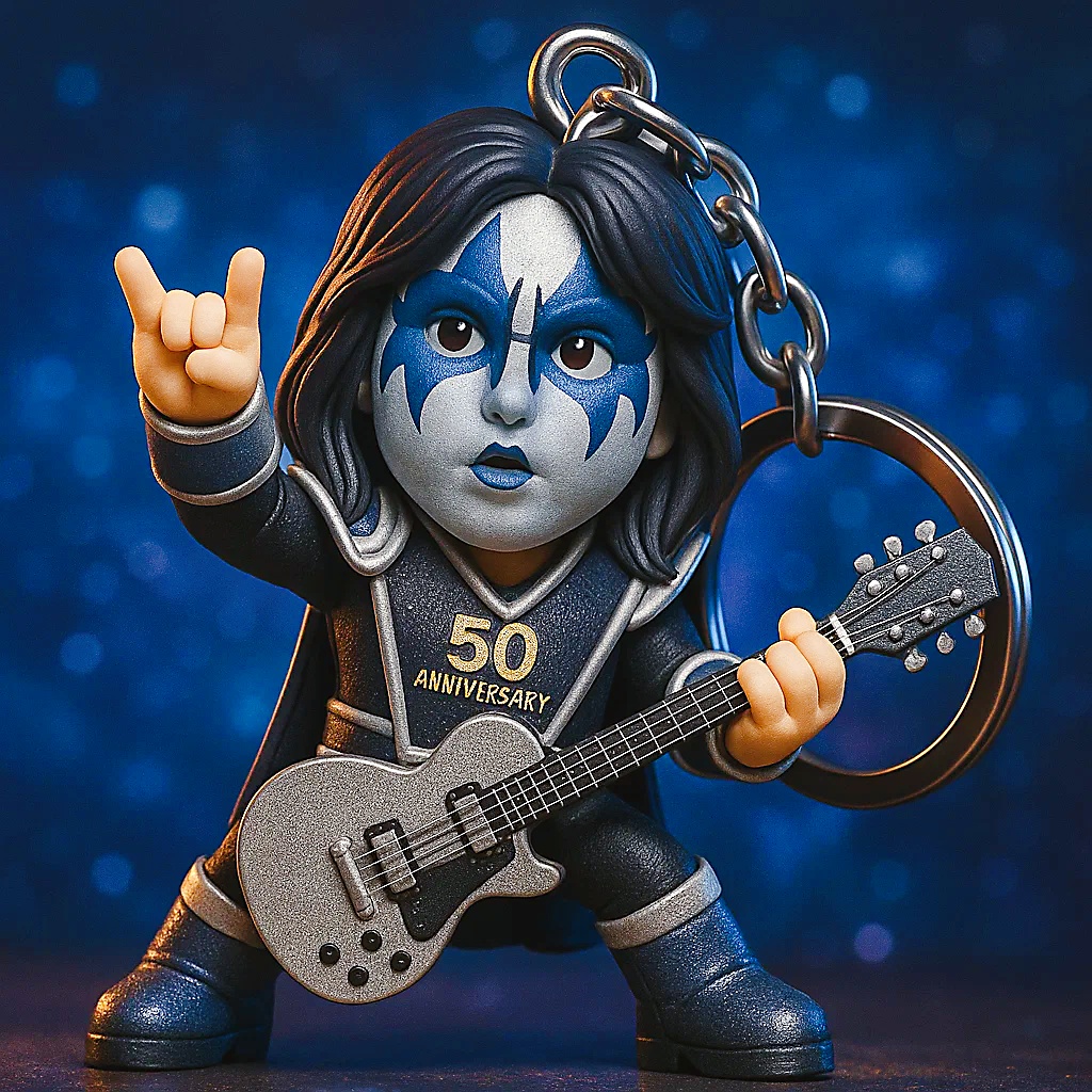 KISS 50th Anniversary Keychain