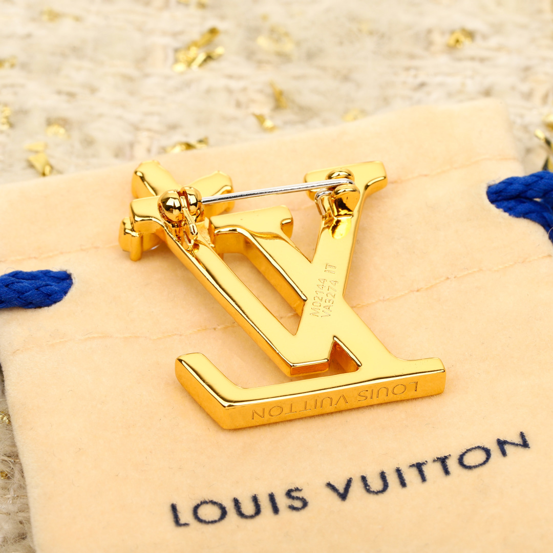 Louis Vuitton Floral Brooch