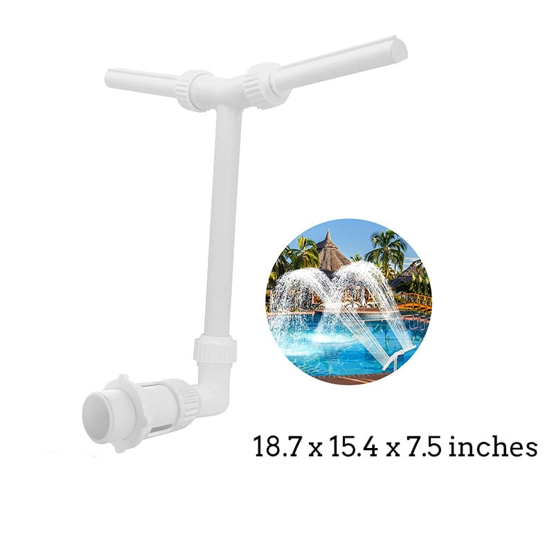 🔥Last Day Promotion-SAVE 50% OFF🔥Adjustable Pool Fountain Sprayer With Adapter🔥For Inground & Hard-Sided Aboveground Swimming Pools - Easy Attach to Return Fitting
