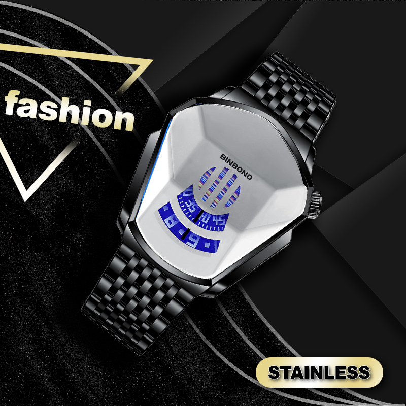 Diamond Style Quartz Watch For Men & Women-Buy Two Free Shipping
