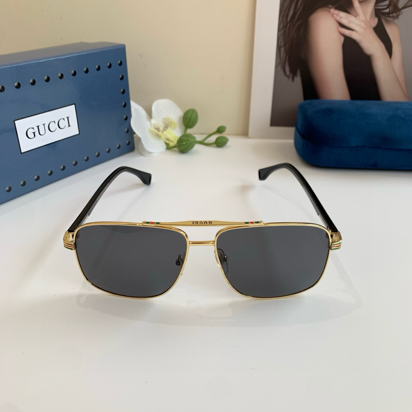 Gucci Round Frame Sunglasses