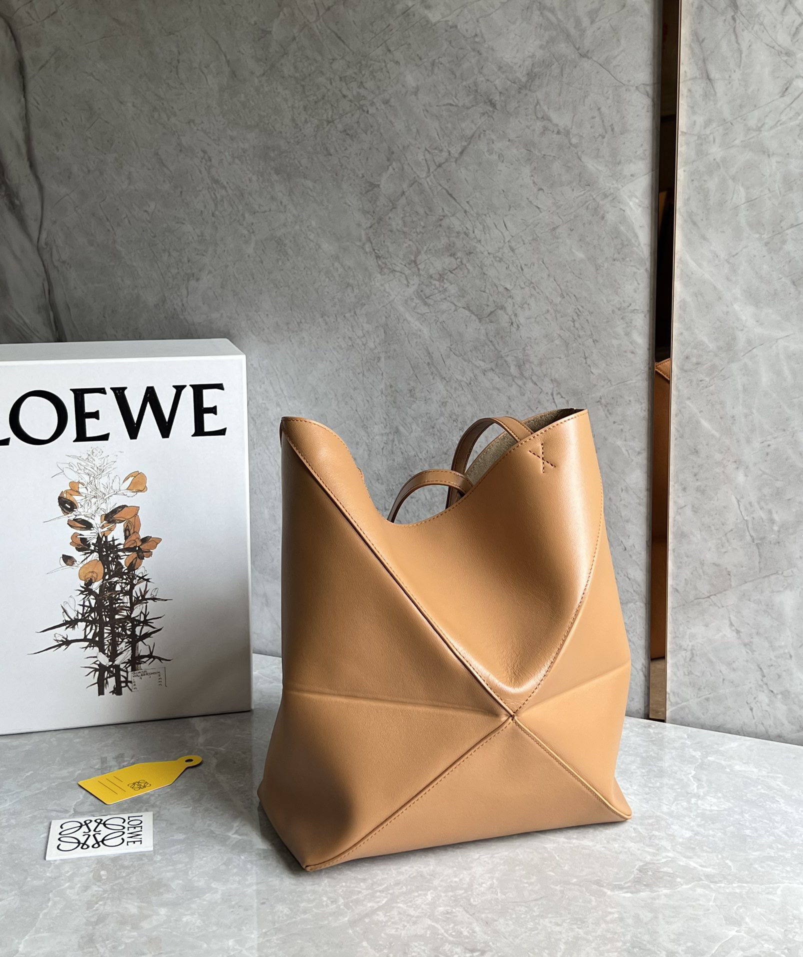 Loewe zzle fold series foldable tote bag 0693