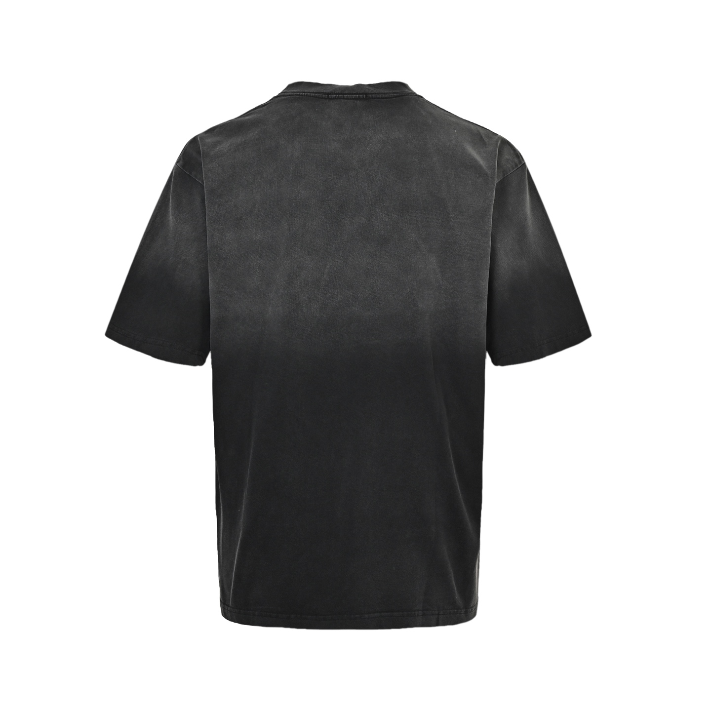 Balenciaga Washed Script Printed Short Sleeves