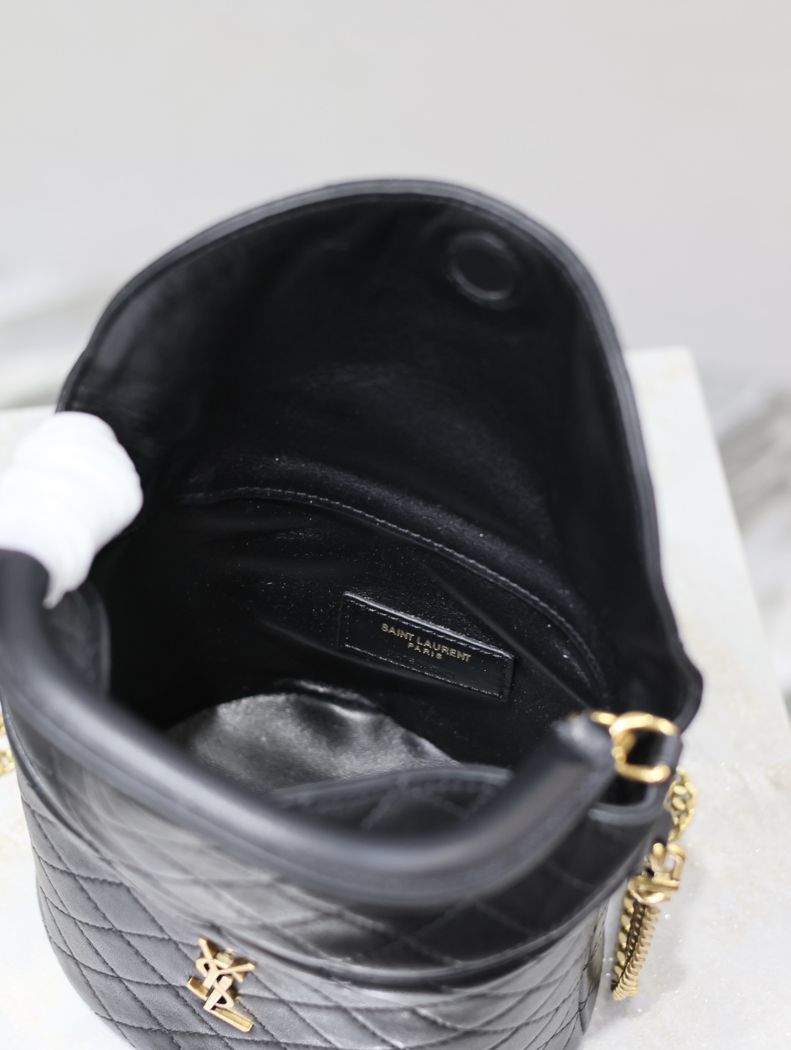 Yves Saint Laurent GabyBucket flap bucket bag 763961