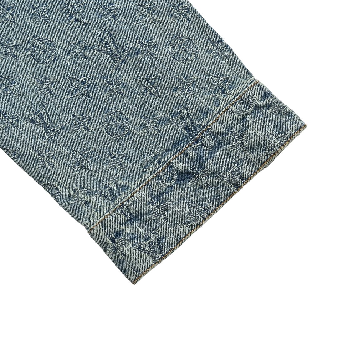 Louis Vuitton 24Fw monogram jacquard denim jacket