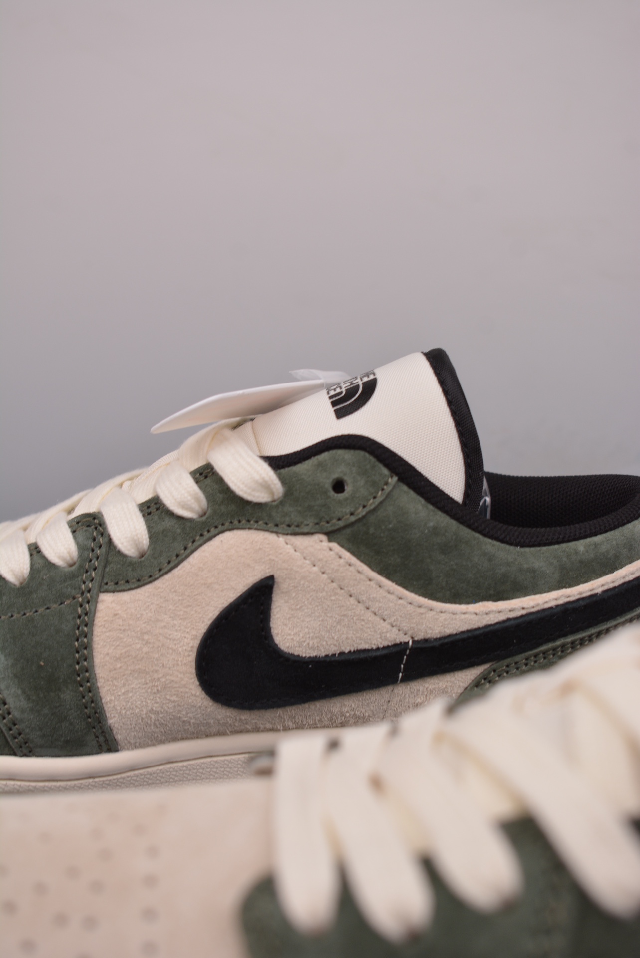 The North Face x Nike Air Jordan 1 Low OG Off-White Olive Green DM9188-004