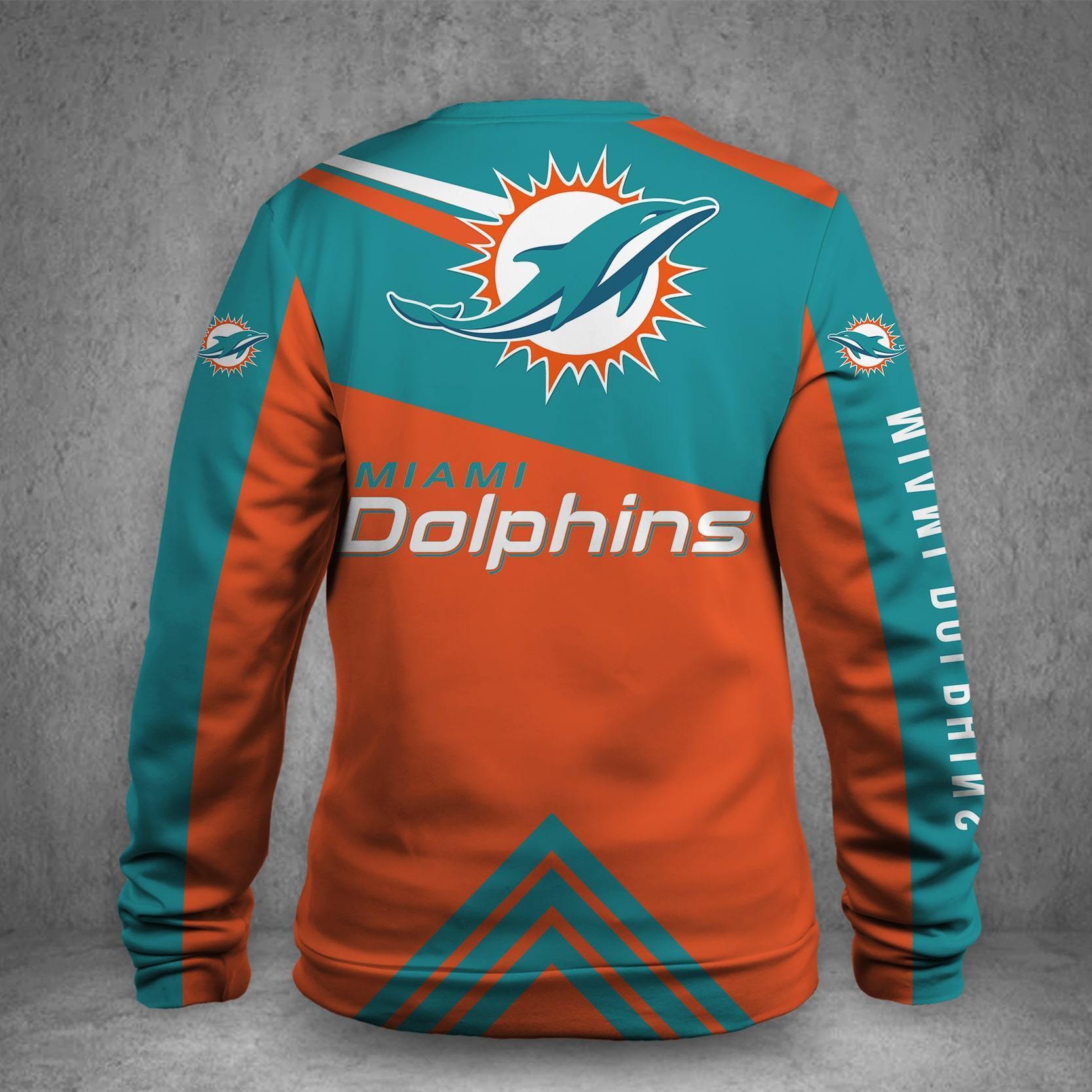 MIAMI DOLPHINS LOVE HOODIE 3D VIP 83