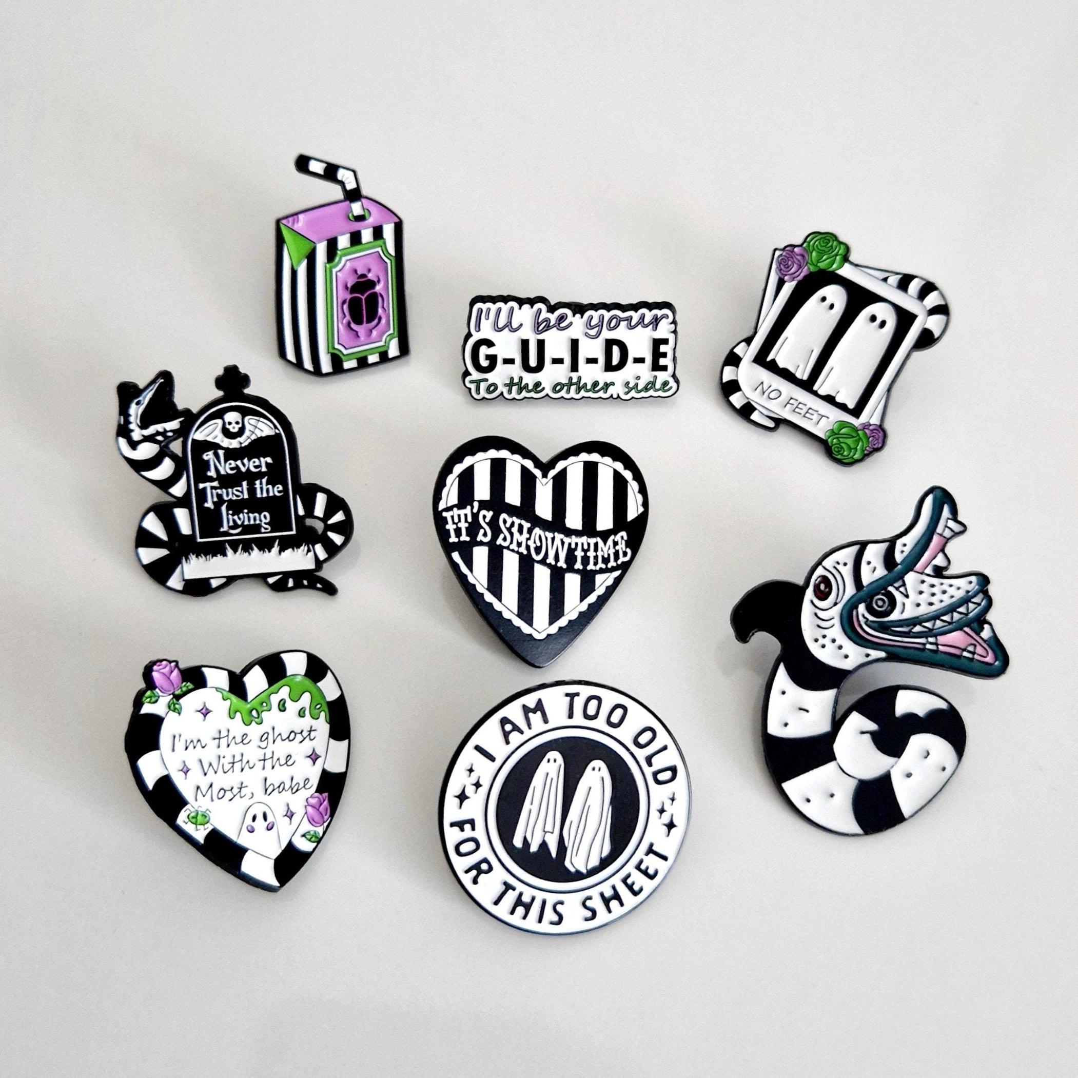 Beetlejuice Pins | Unique embellishments