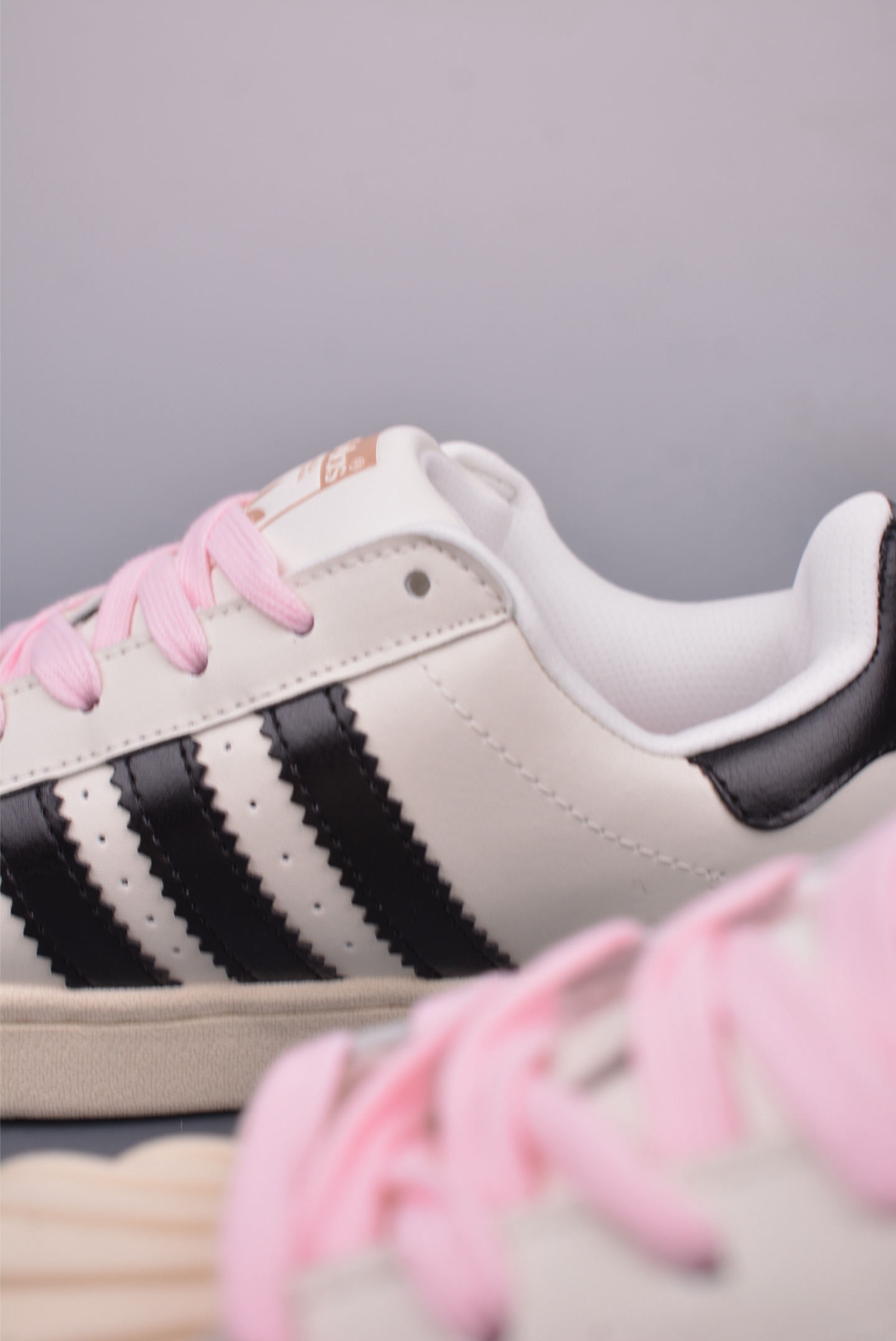 Pharrell x Adidas Superstar 92 White Black Pink JI4268
