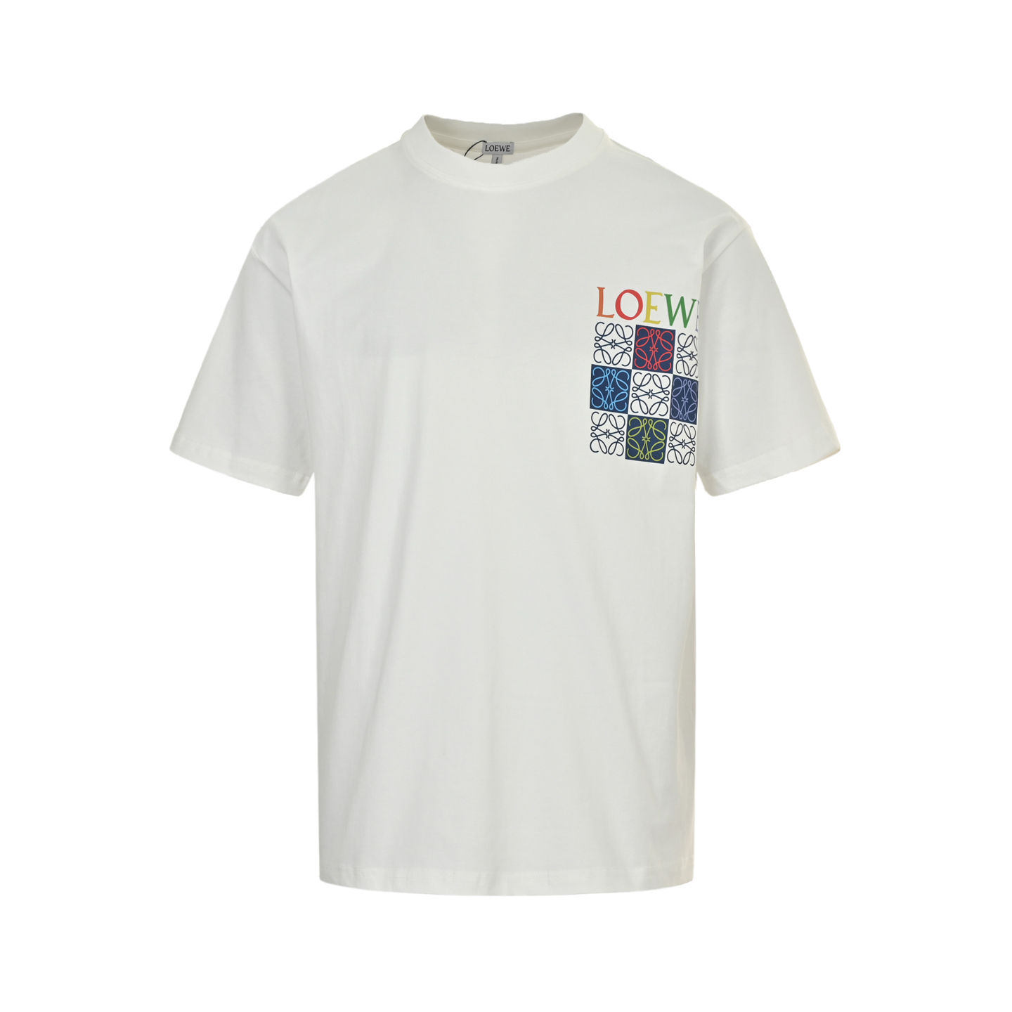 Loewe 25ss printed lettering logo short-sleeved shirt