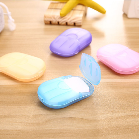 Portable Soluble Disinfectant Soap Paper (20 Sheets)
