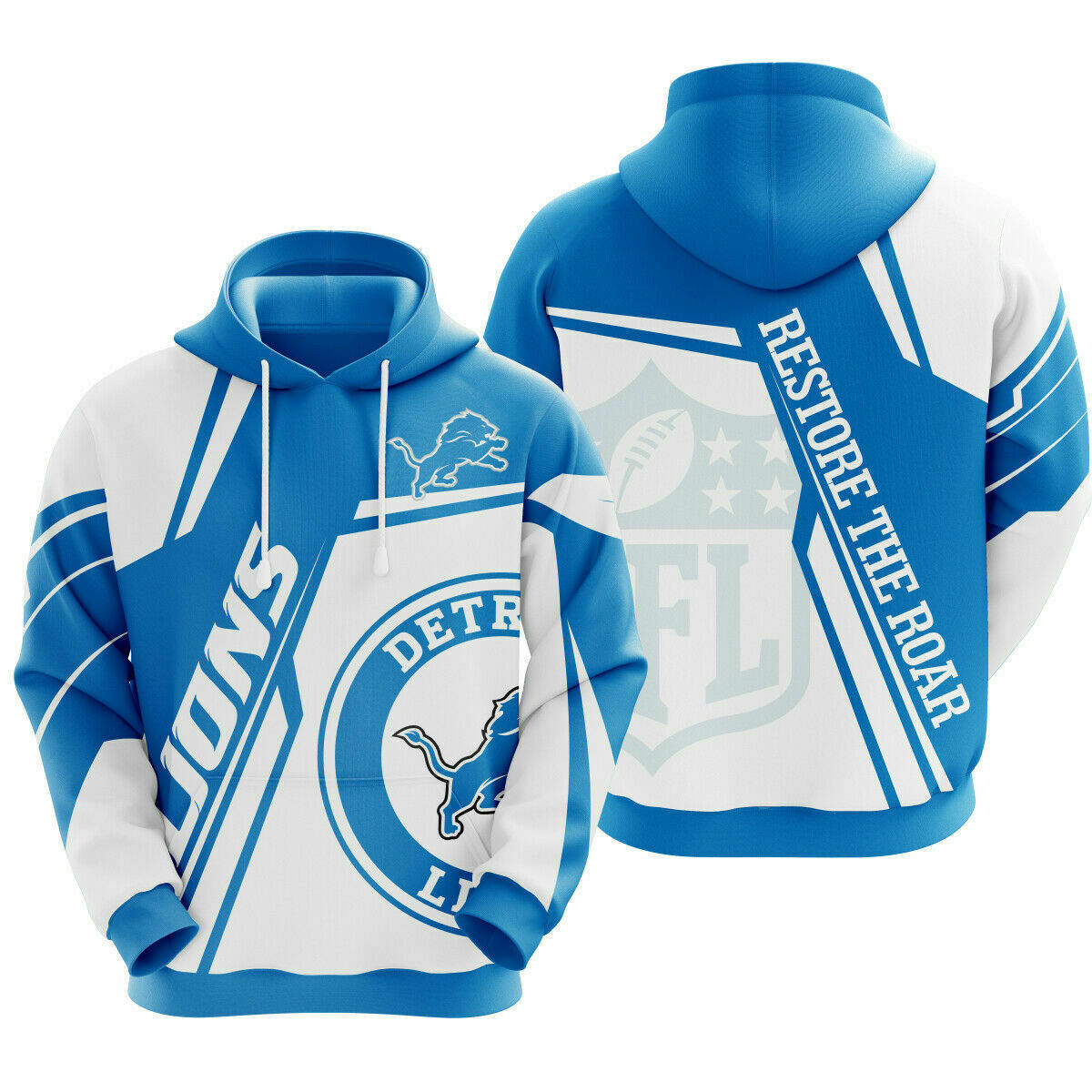 DETROIT LIONS 3D HOODIE NOV06