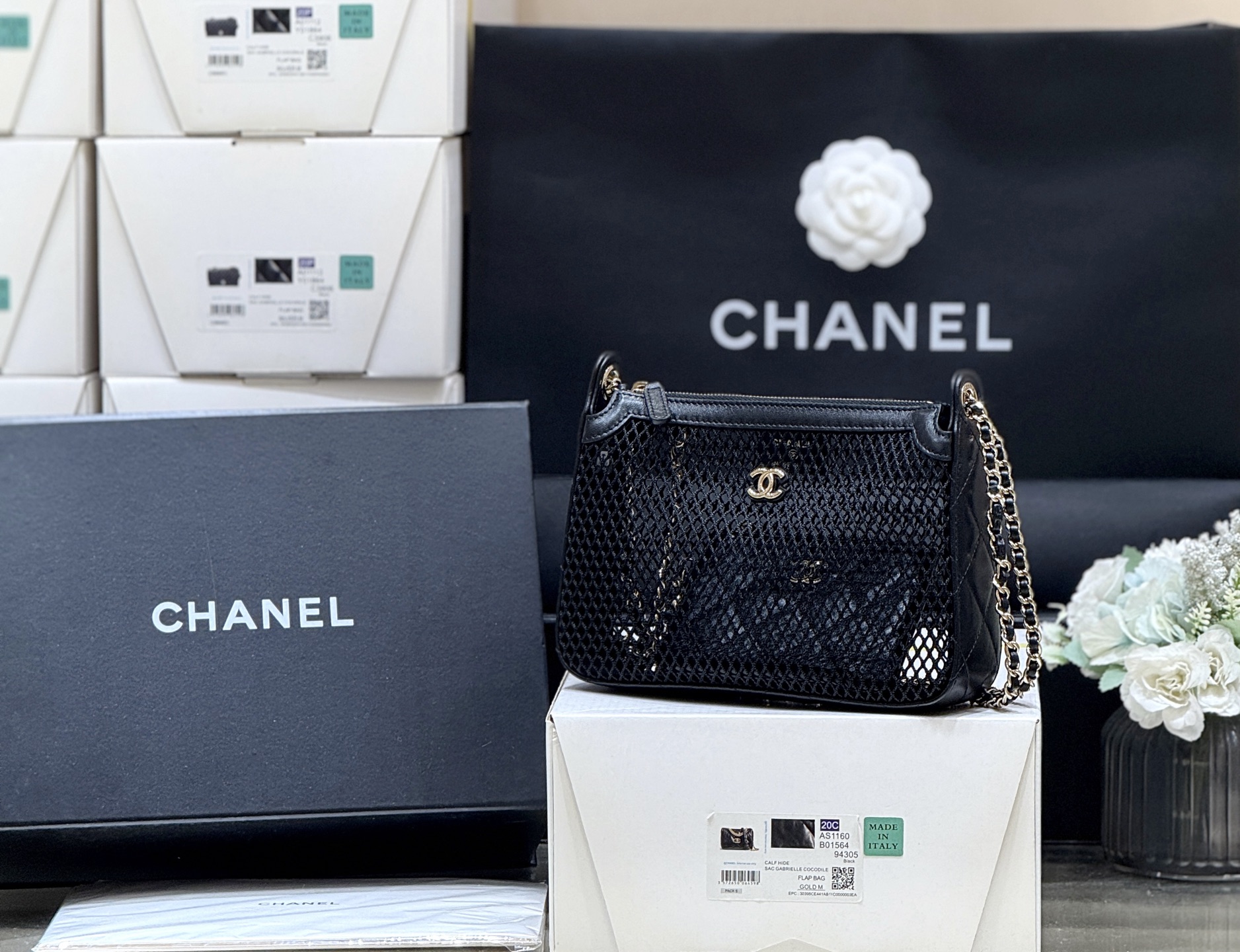 Chanel 25S Spring/Summer Collection Hollow Net Bag AP4572 00108
