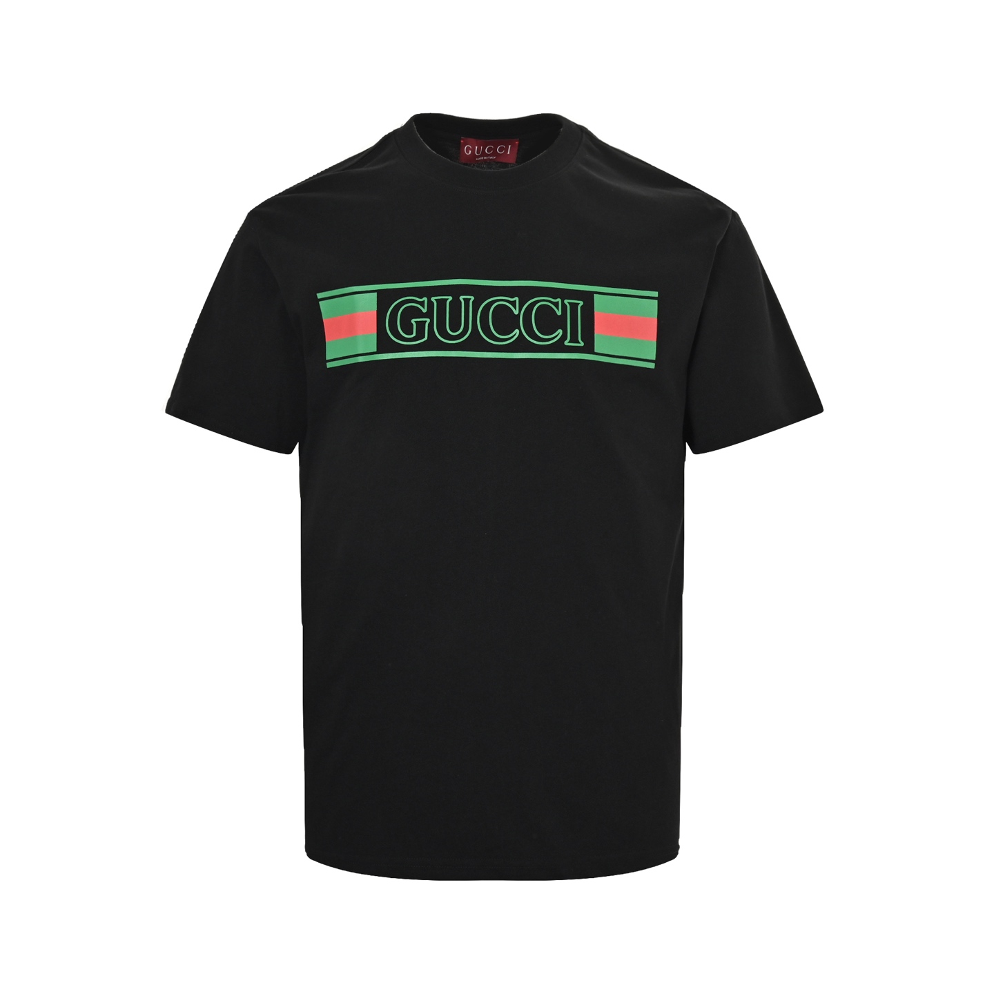Gucci 25ss hollow letter logo print short sleeve