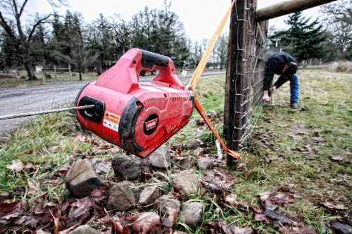 WARN PullzAll Corded 120V AC Portable Electric Winch with Steel Cable