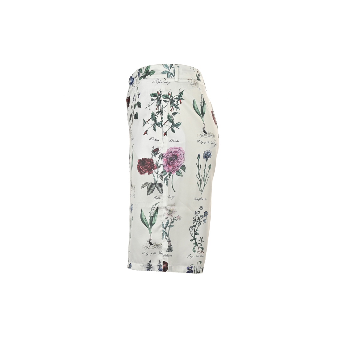 Dior 24ss floral silk shorts