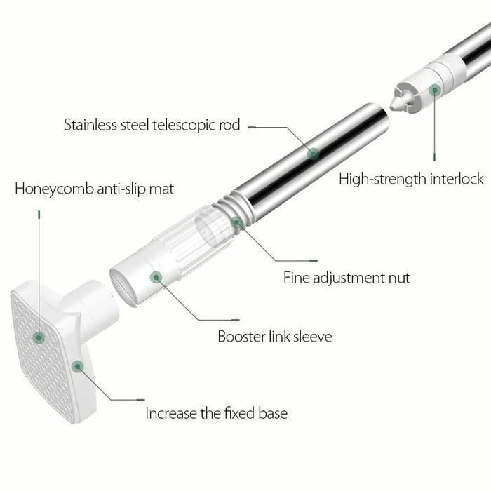Perforation-free Wardrobe Hanging Support Hanger Expansion Rod