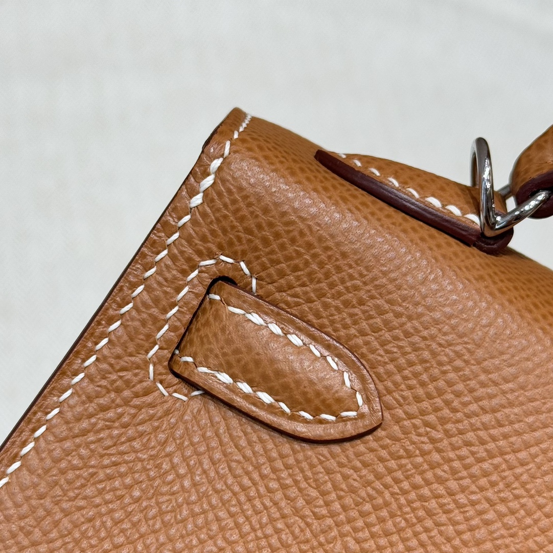 Hermes mini kelly 37Gold handbag (handmade to order)