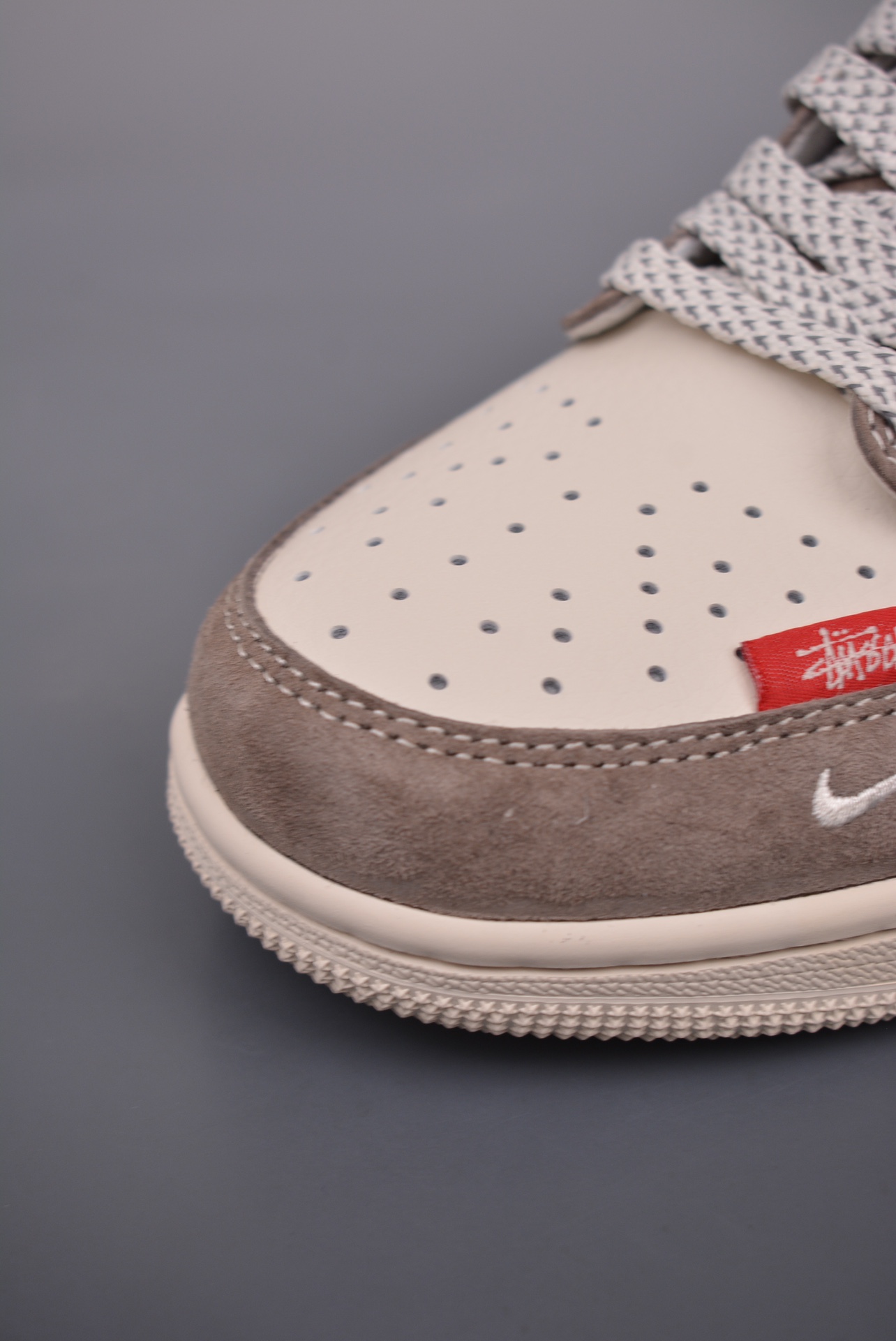 Stussy x Travis Scott x Nike Air Jordan 1 Low OG Beige Brown SJ2068-136