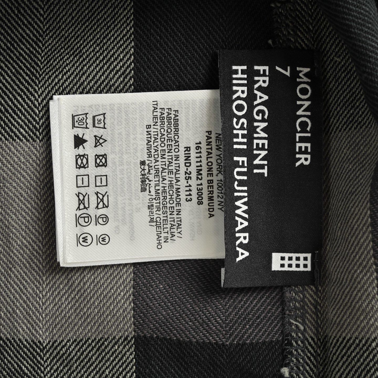 Moncler 25Fw Mercedes-Benz co-branded plaid shirt