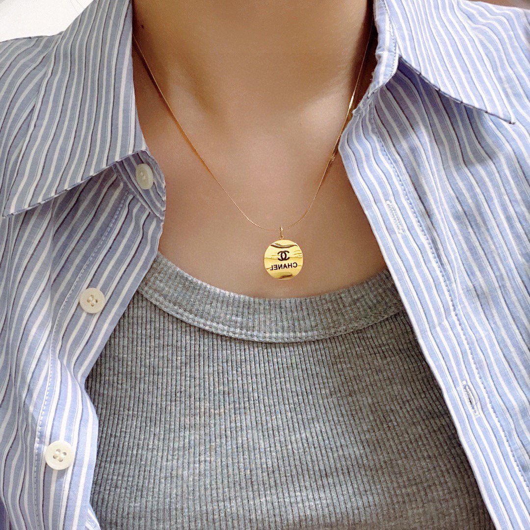 Chanel Flat Snake Bone Necklace
