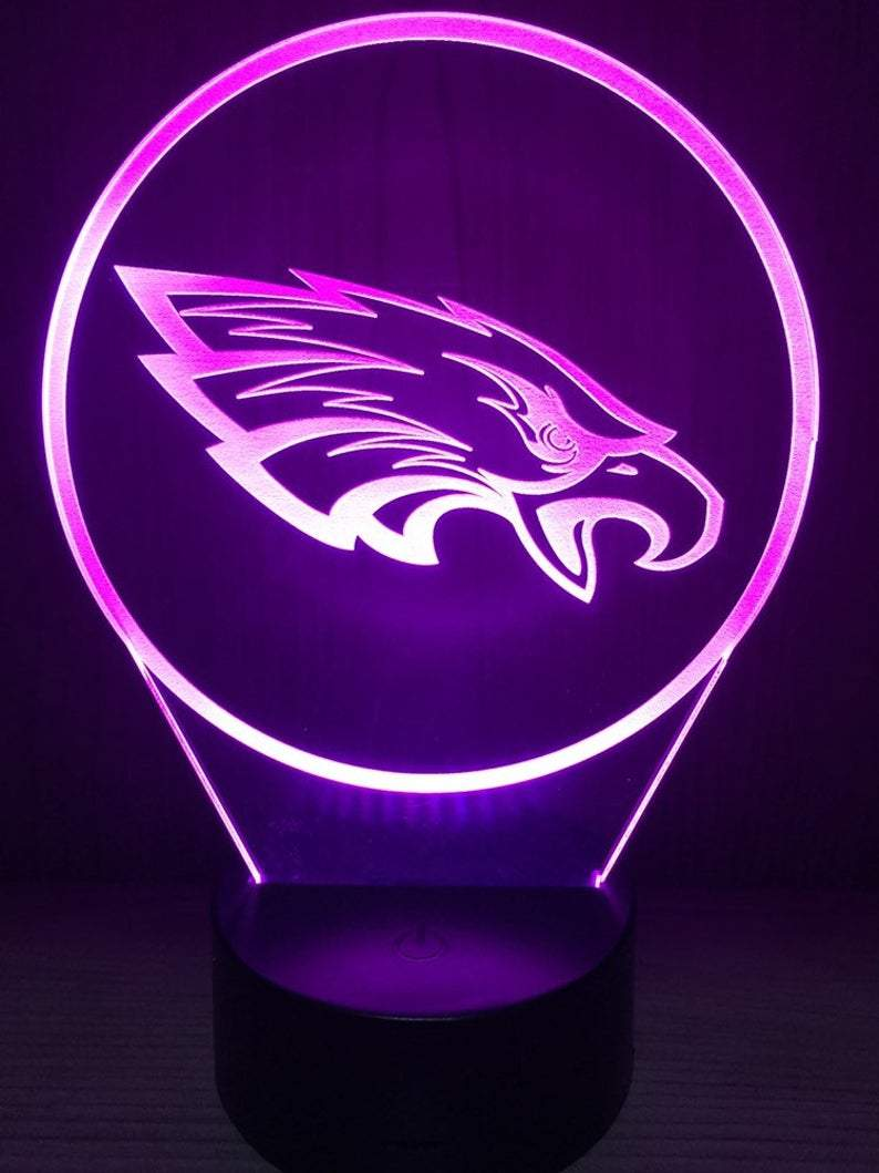 PHILADELPHIA EAGLES 3D LED LIGHT LAMP