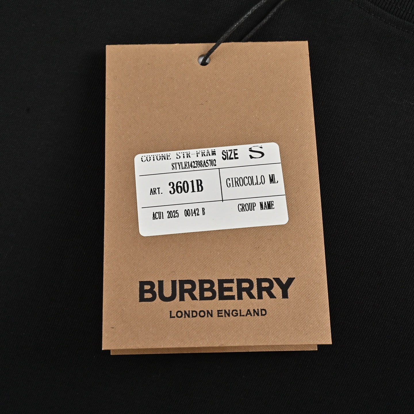 Burberry 25ss shoulder warhorse patch embroidered short sleeves