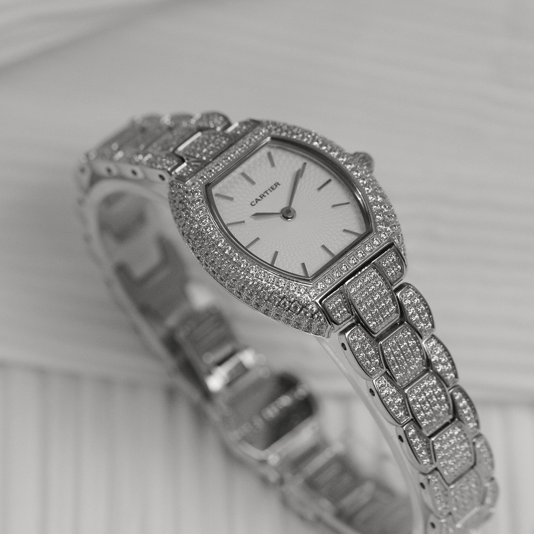 Cartier Gypsophila - Mini lady tonneau watch