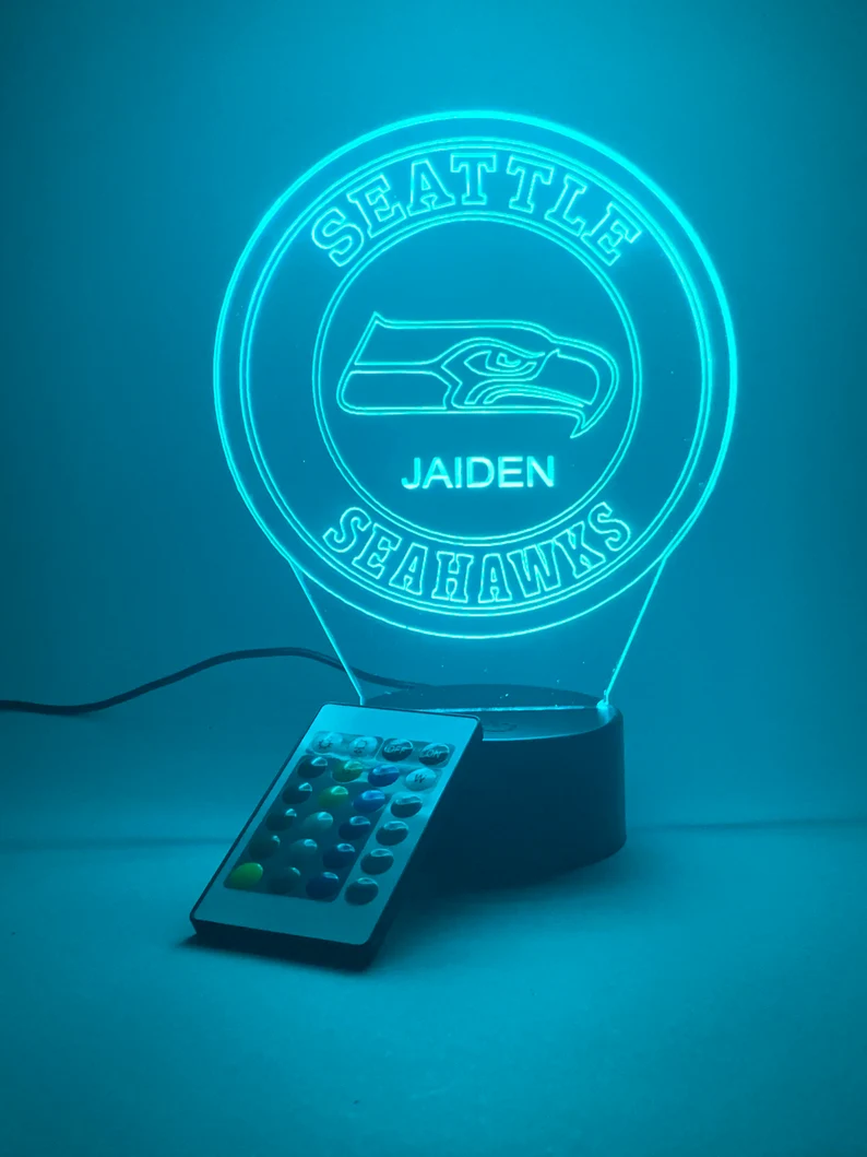 SEATTLE SEAHAWKS 3D LED LIGHT LAMP
