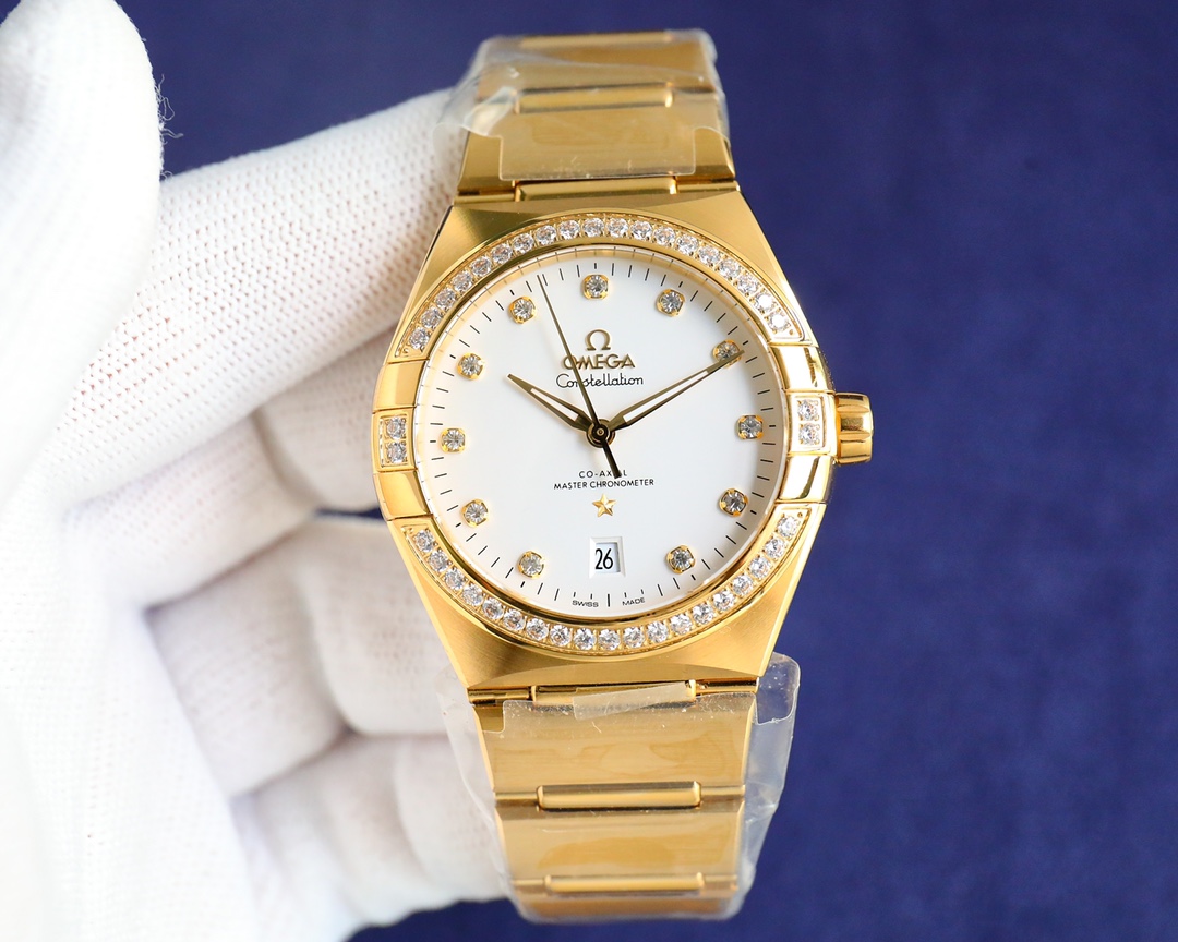 Omega fifth generation constellation series men's watch