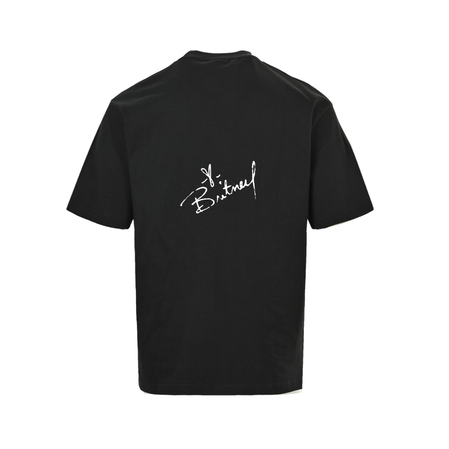 Balenciaga 25ss Britney print washed short-sleeve shirt