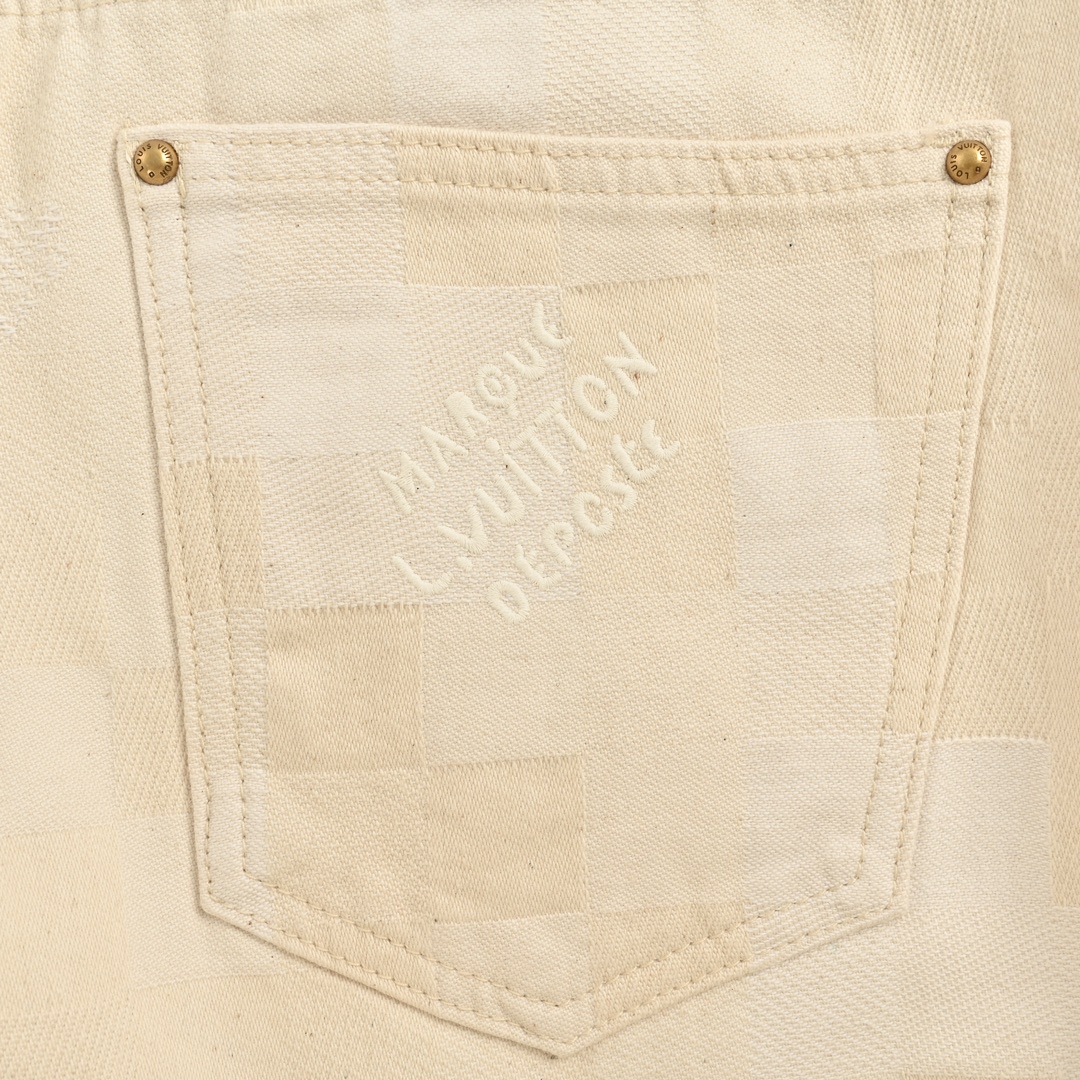Louis Vuitton 24ss Pharrell Checkerboard Jeans