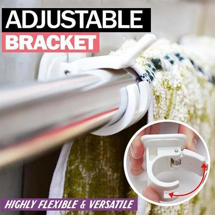 Nail-free Adjustable Rod Bracket Holders-Buy 3 or more and get a 20% discount