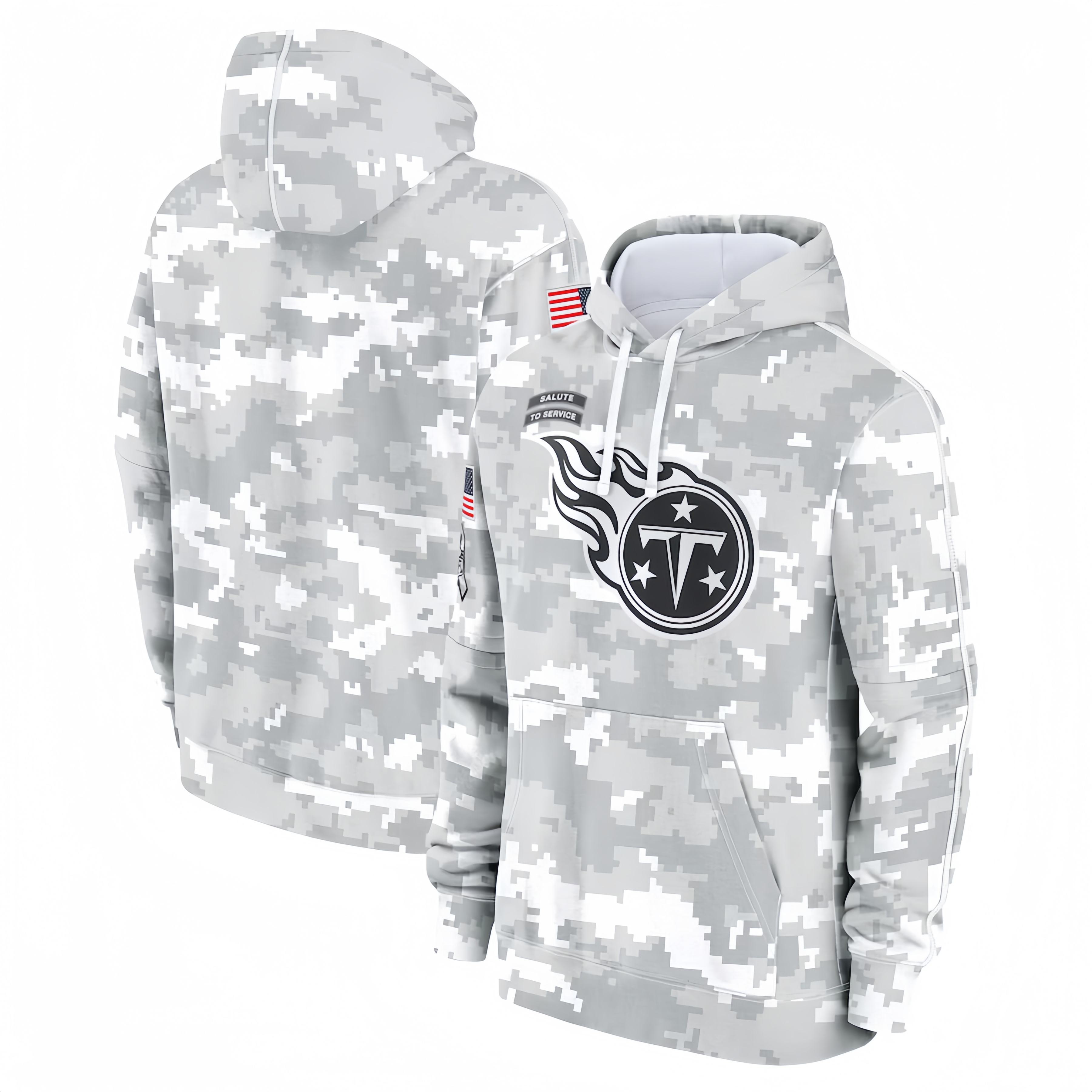 TENNESSEE TITANS HEAVYWEIGHT HOODIE VETERAN01