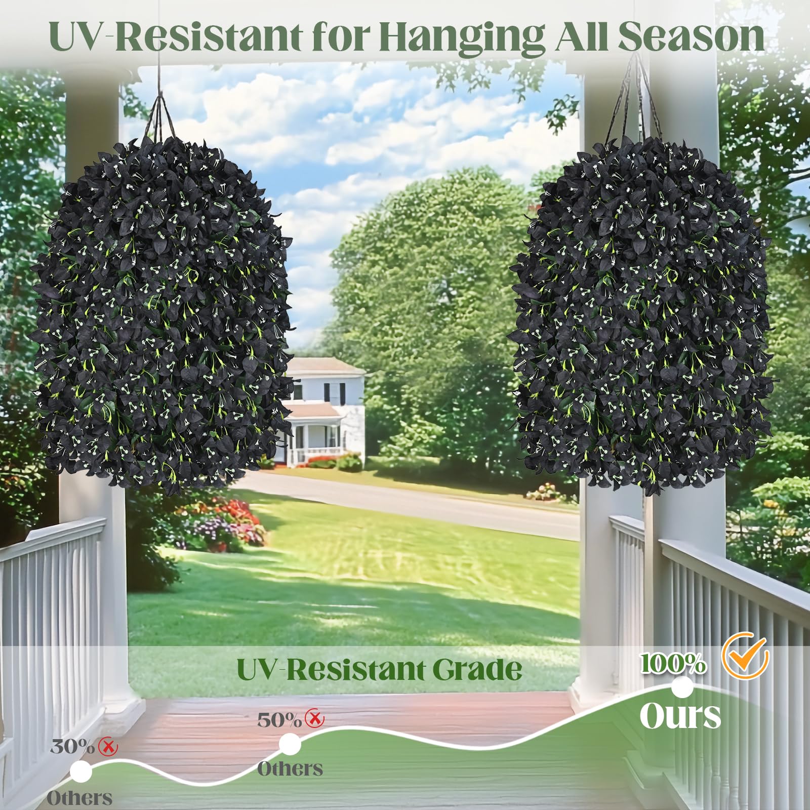 🔥ON SALE - 45% OFF🔥Realistic Faux Silk Bougainvillea Flowers, - UV resistant, Waterproof, Windproof