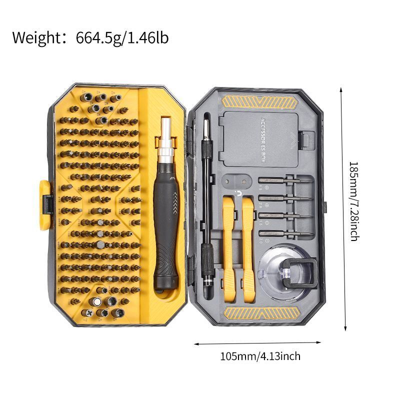 45pcs Precision Screwdriver Set Phillips Torx Inner Hexagon Screw Driver Bits Household Repair Phone Laptop Hand Tools