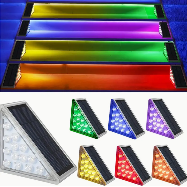 Solar anti-theft staircase light