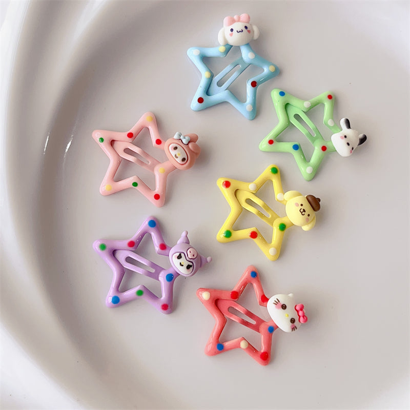 Sanrio Hair clips｜12 Count (Pack of 1)