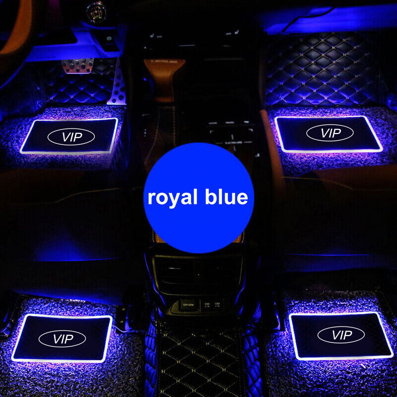 Car Interior Floor Mat Ambiance Light