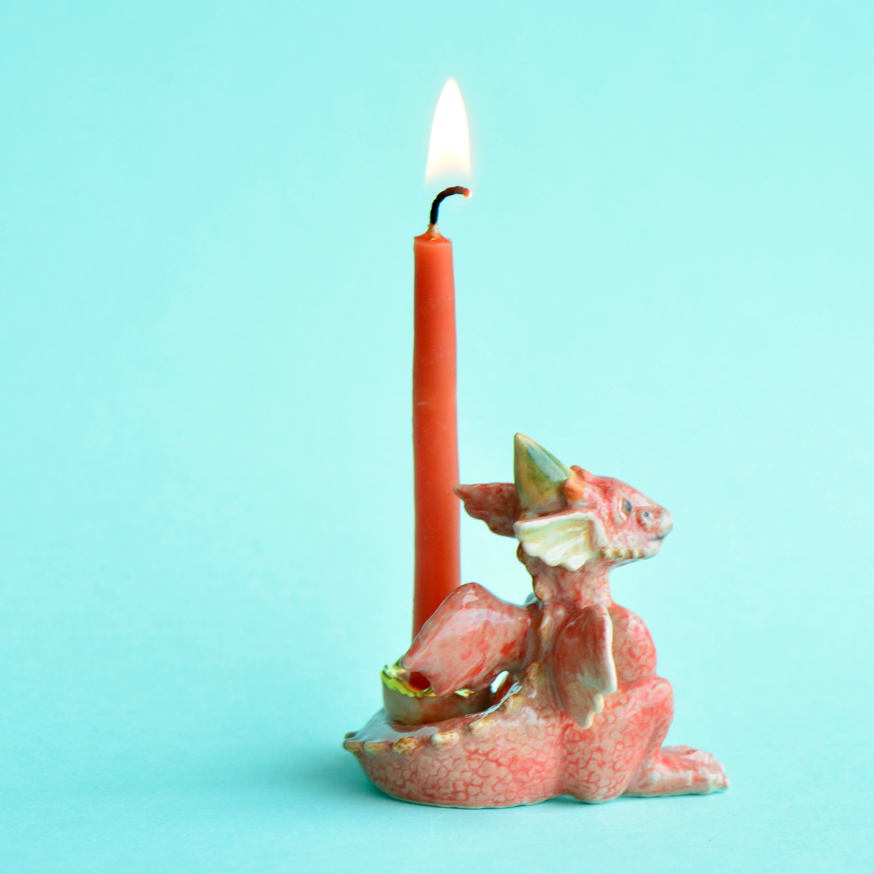 🎄CHRISTMAS ON SALE🔥Cake Topper | Handcrafted Porcelain Figurine | Birthday Candle Holder