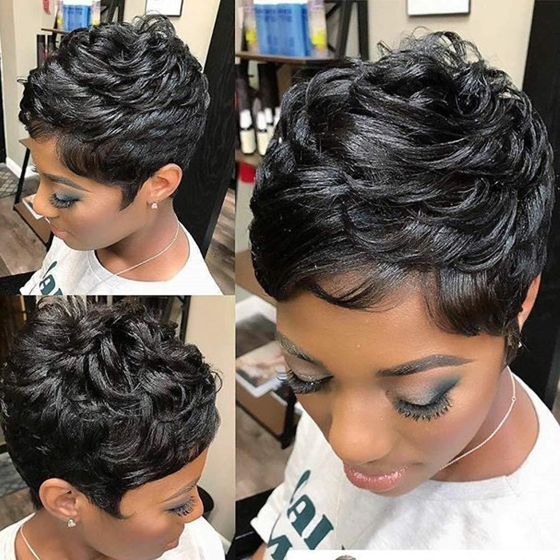 Luna Wig C06 Sassy Short Wavy Layered for Black Women